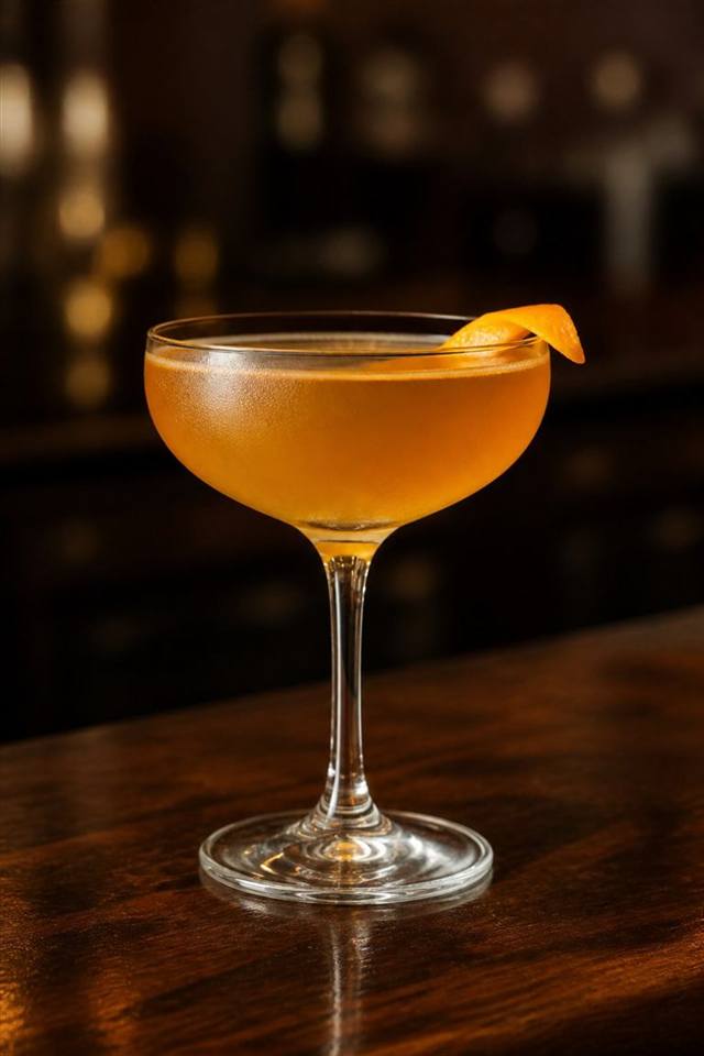 Algonquin cocktail illustration