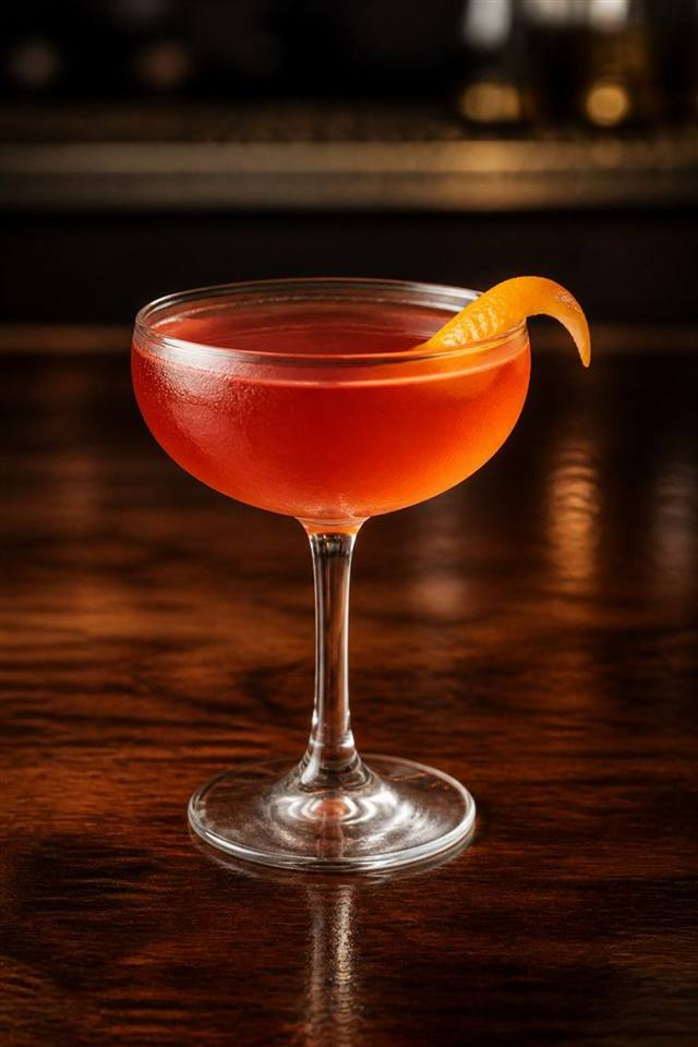 Blinker cocktail illustration