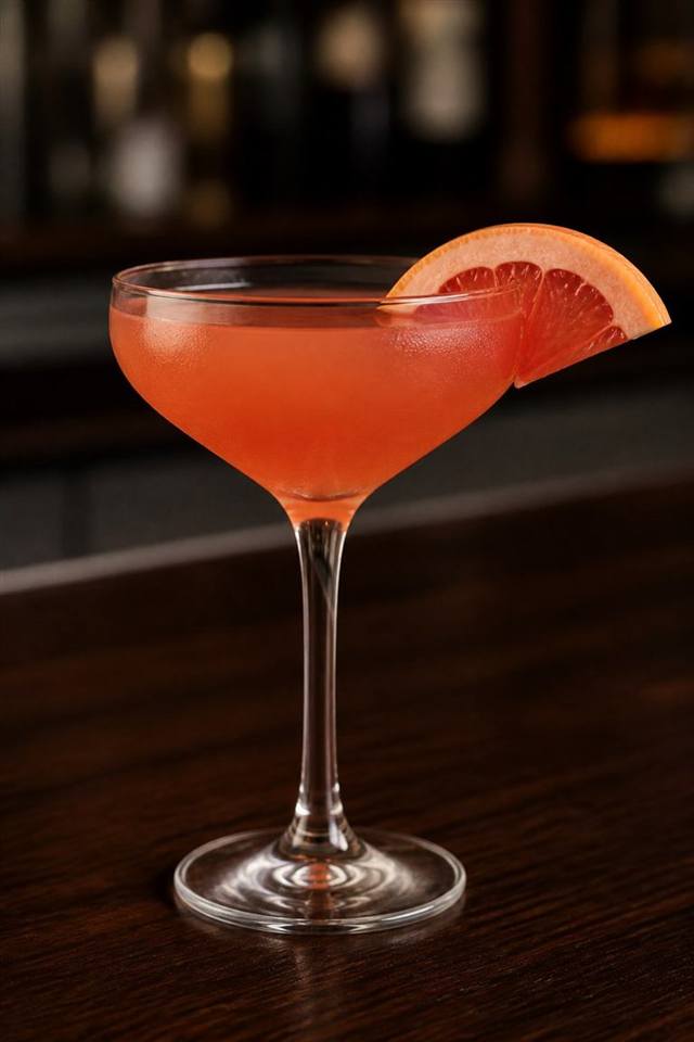 Bloodhound cocktail illustration
