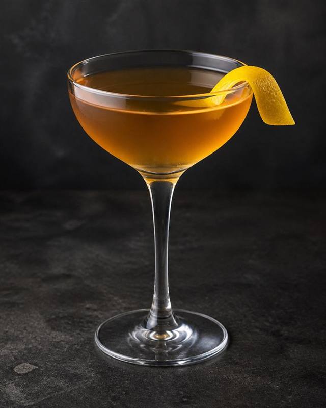 Bobby Burns cocktail illustration
