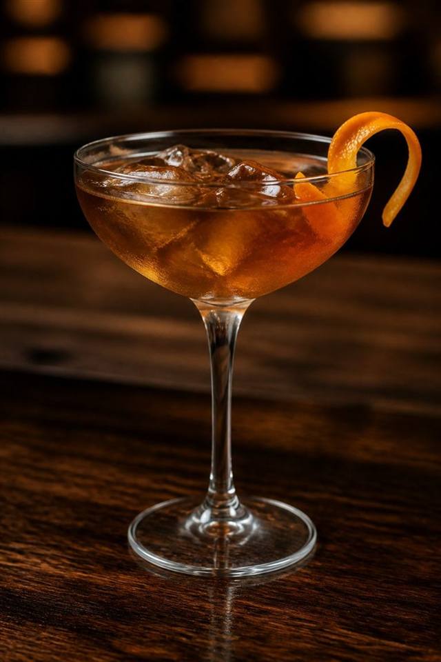 Brown University cocktail illustration