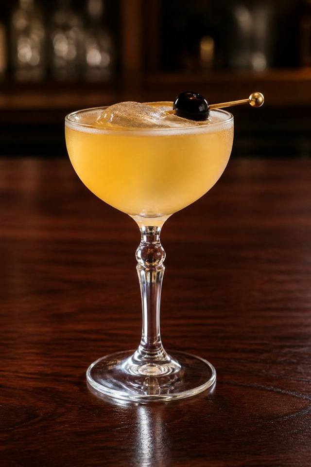 Commodore cocktail illustration