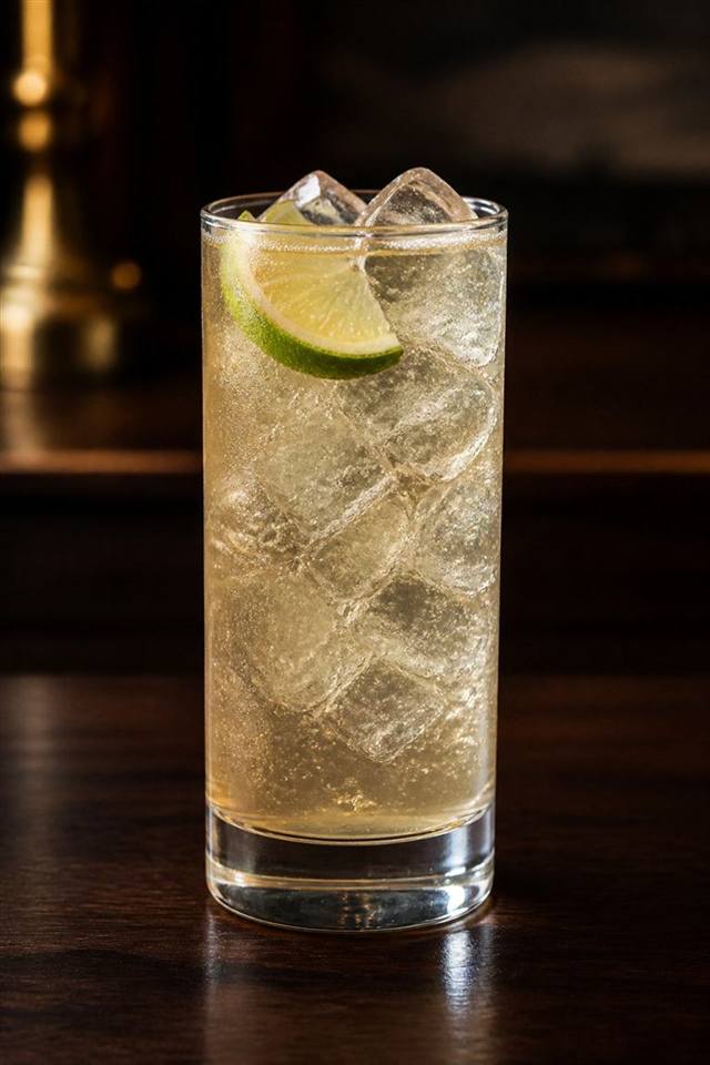 Dragonfly cocktail illustration