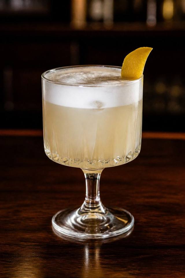 Frisco Sour cocktail illustration