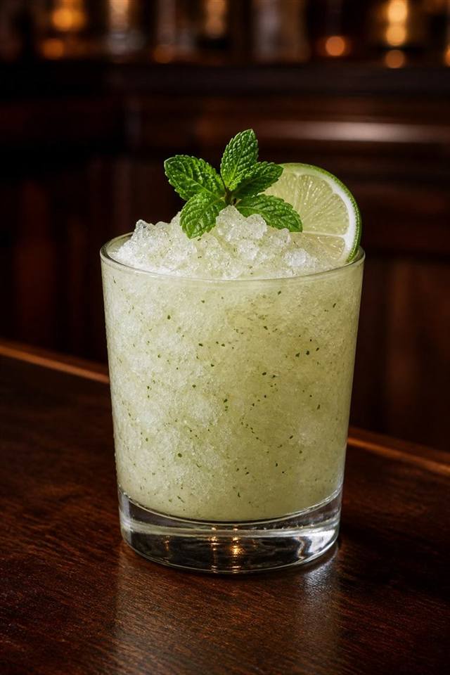 Frozen Mint Daiquiri cocktail illustration