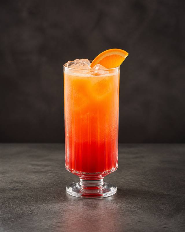 Garibaldi cocktail illustration
