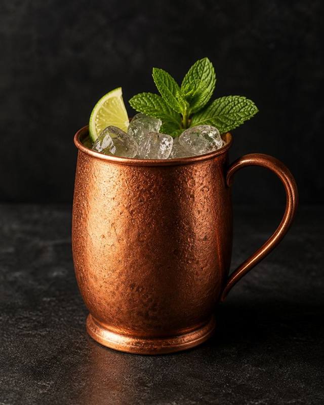 Gin Gin Mule cocktail illustration