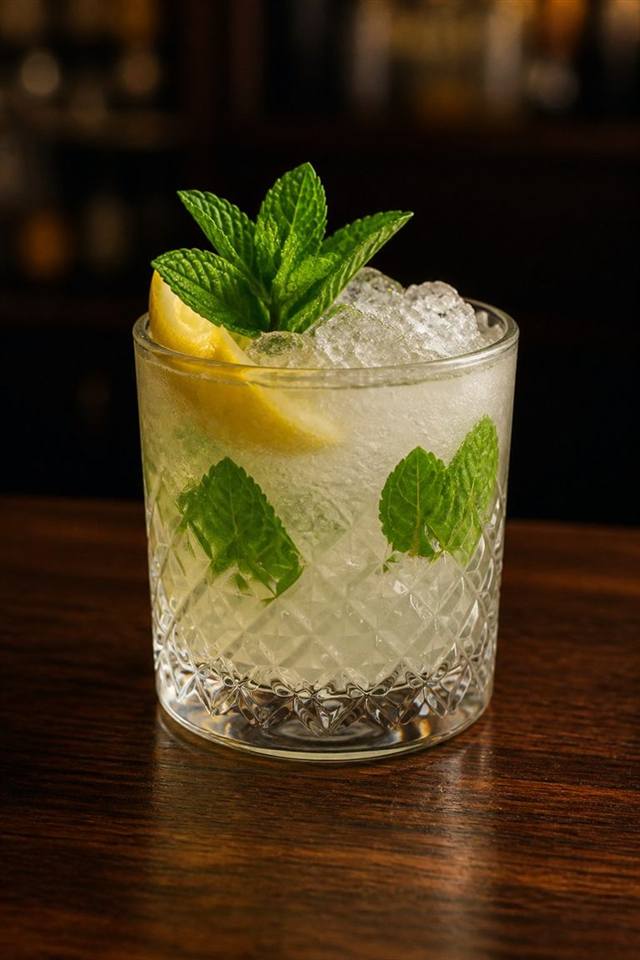 Gin Smash cocktail illustration