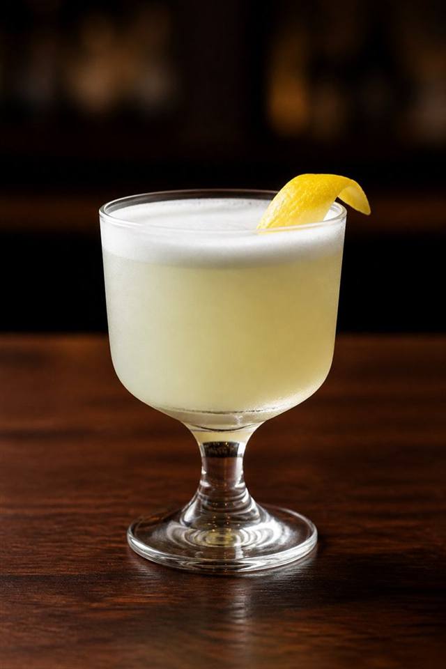 Gin Sour cocktail illustration