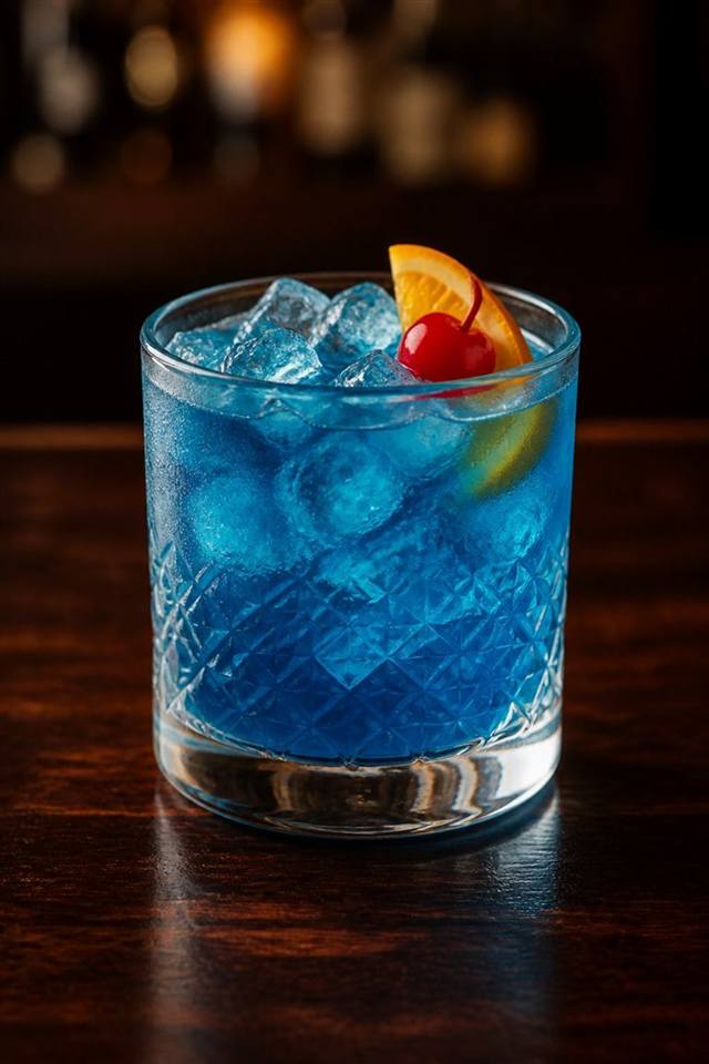 Grand Blue cocktail illustration