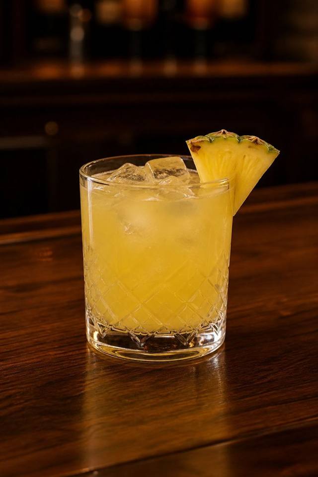 Grass Skirt cocktail illustration