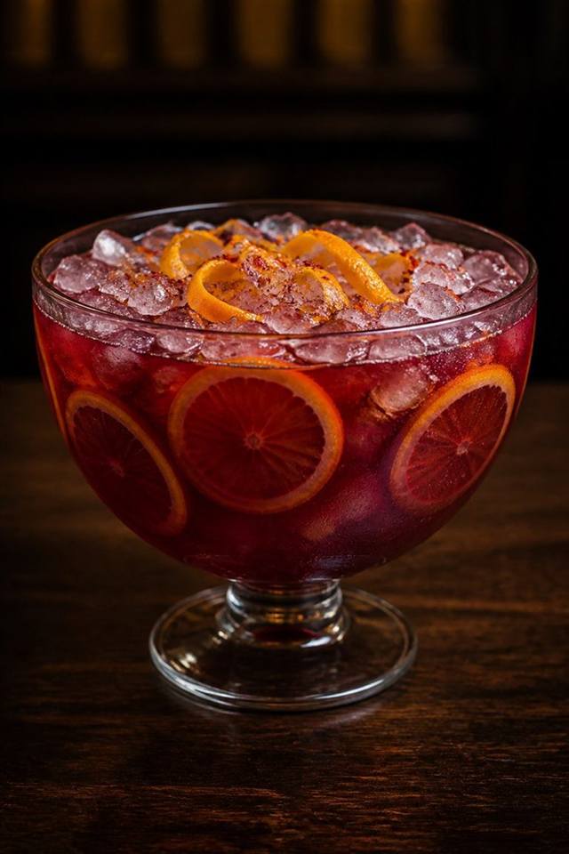Halloween Punch cocktail illustration