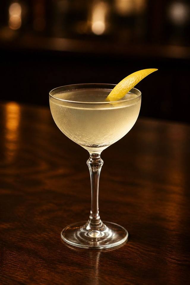 Jasmine cocktail illustration