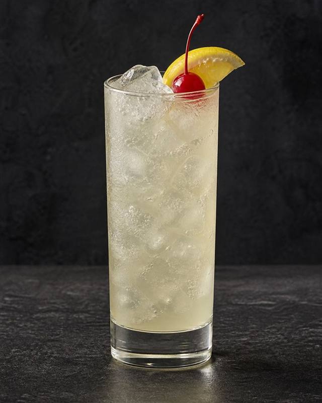 John Collins cocktail illustration