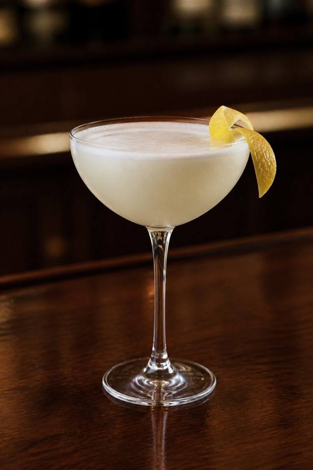 Lady Love Fizz cocktail illustration