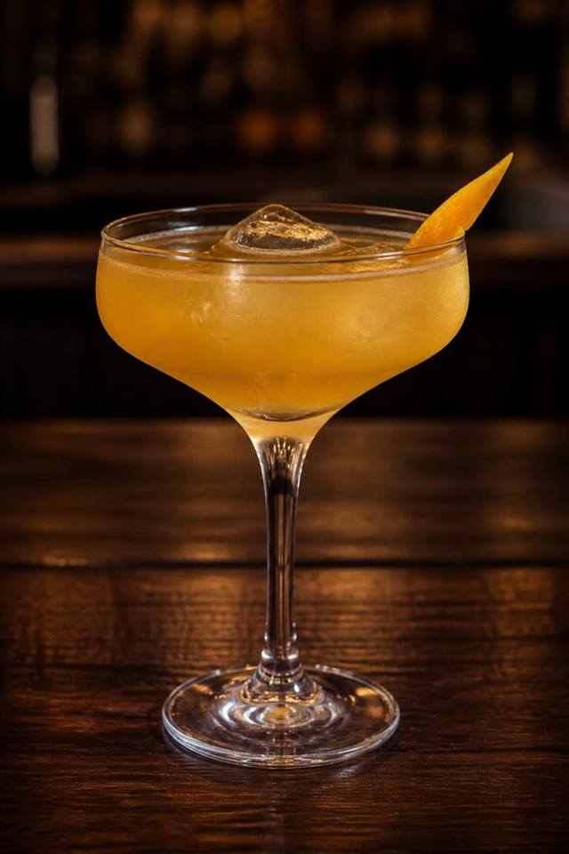 Oriental cocktail illustration