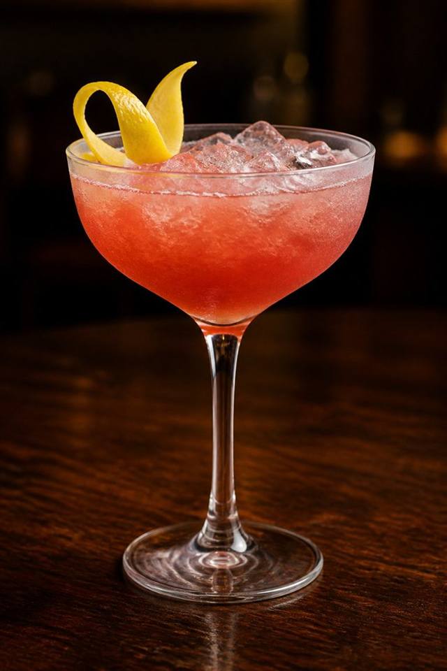 Pompadour cocktail illustration