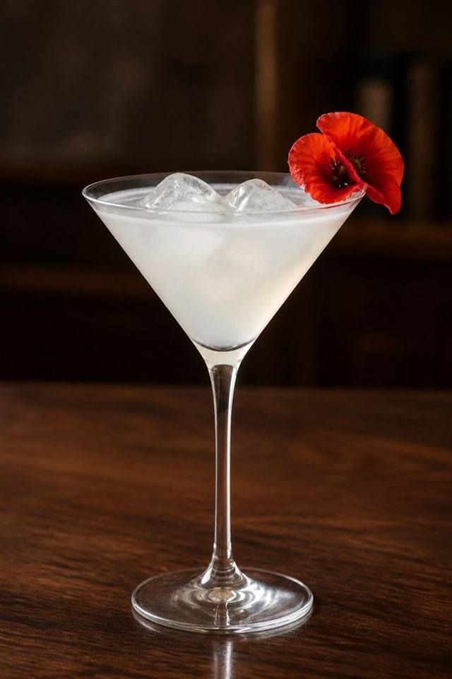 Poppy Cocktail cocktail illustration