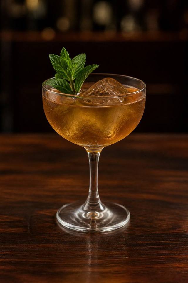 Preakness cocktail illustration