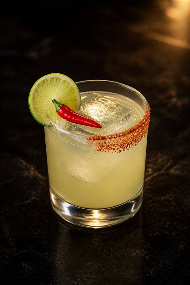 Spicy Margarita cocktail illustration