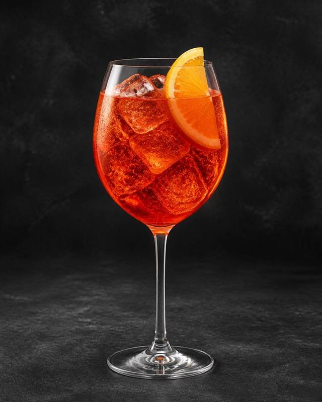 Spritz Veneziano cocktail illustration