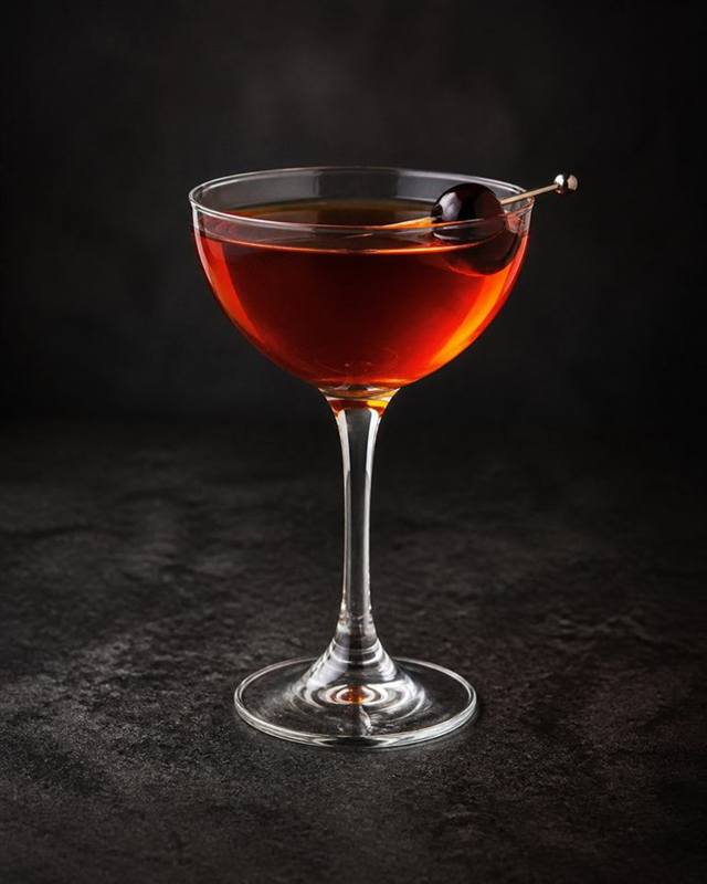 Toronto cocktail illustration