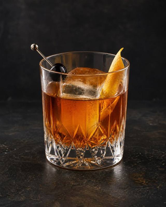 Vieux Carré cocktail illustration