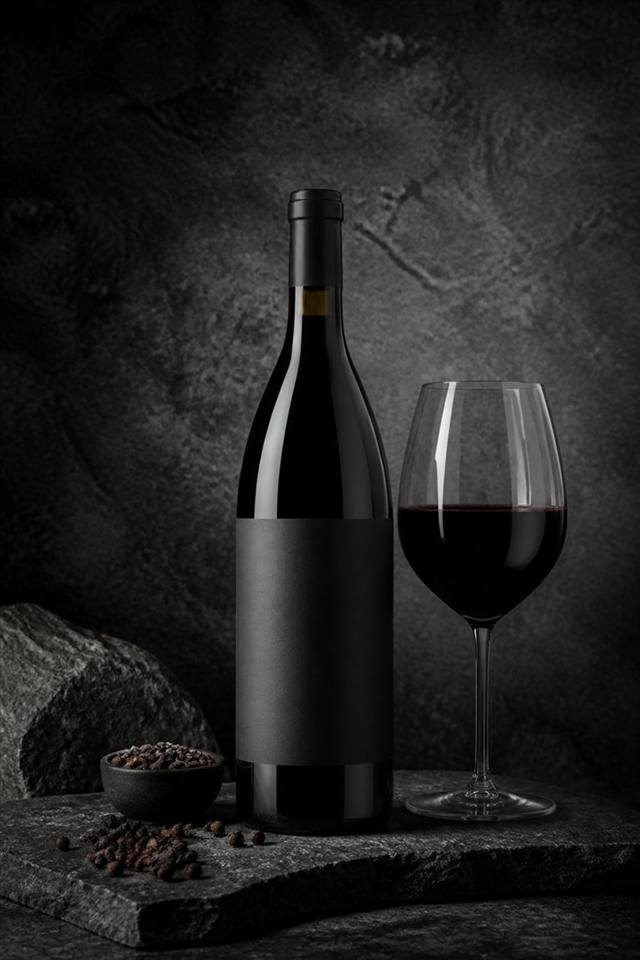 Penfolds Grange wine illustration